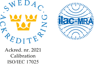 Swedac and Ilac MRA certification logos