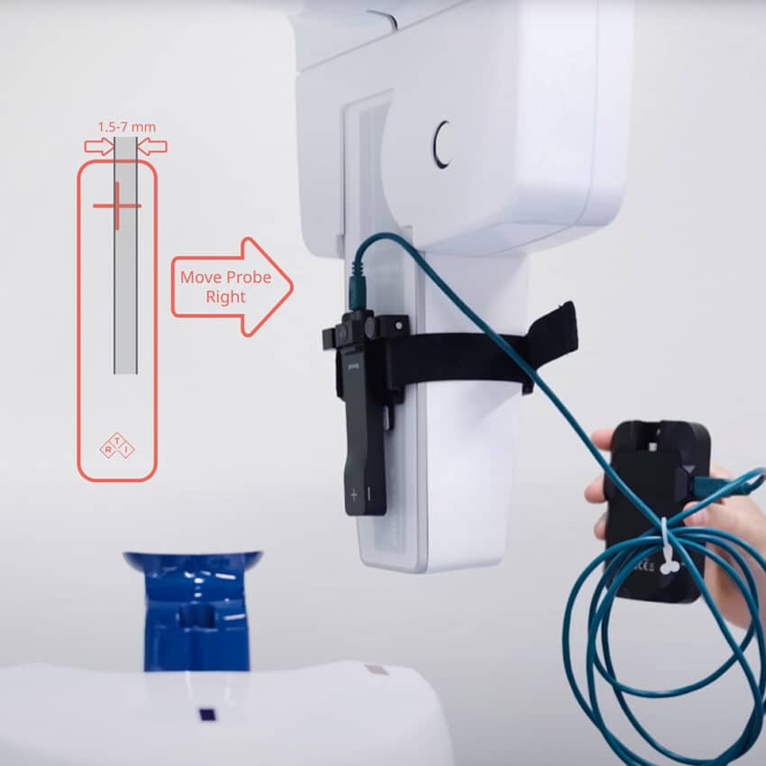 Dental Quality Assurance & Calibration with Mako Dental Probe with position guide