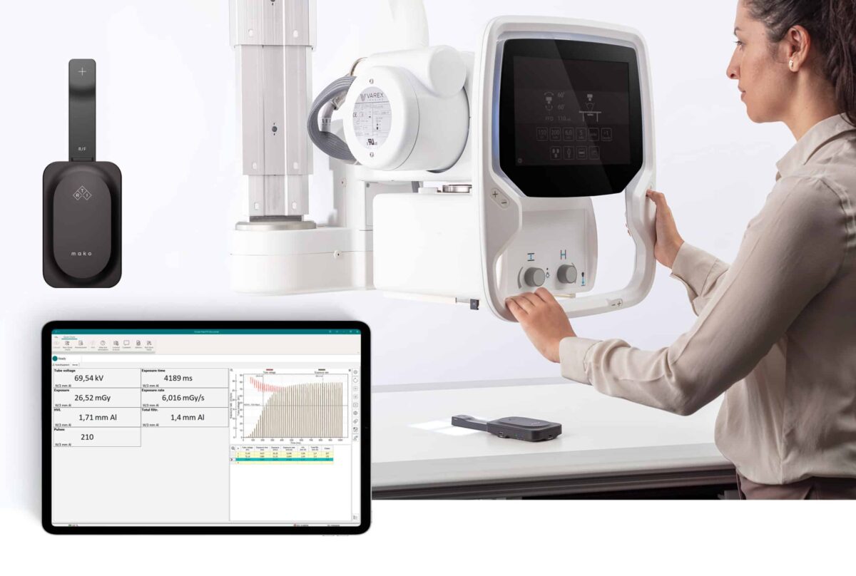 Mako with Ocean Next software on tablet in an X-ray application