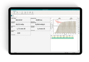 Ocean Next software on tablet