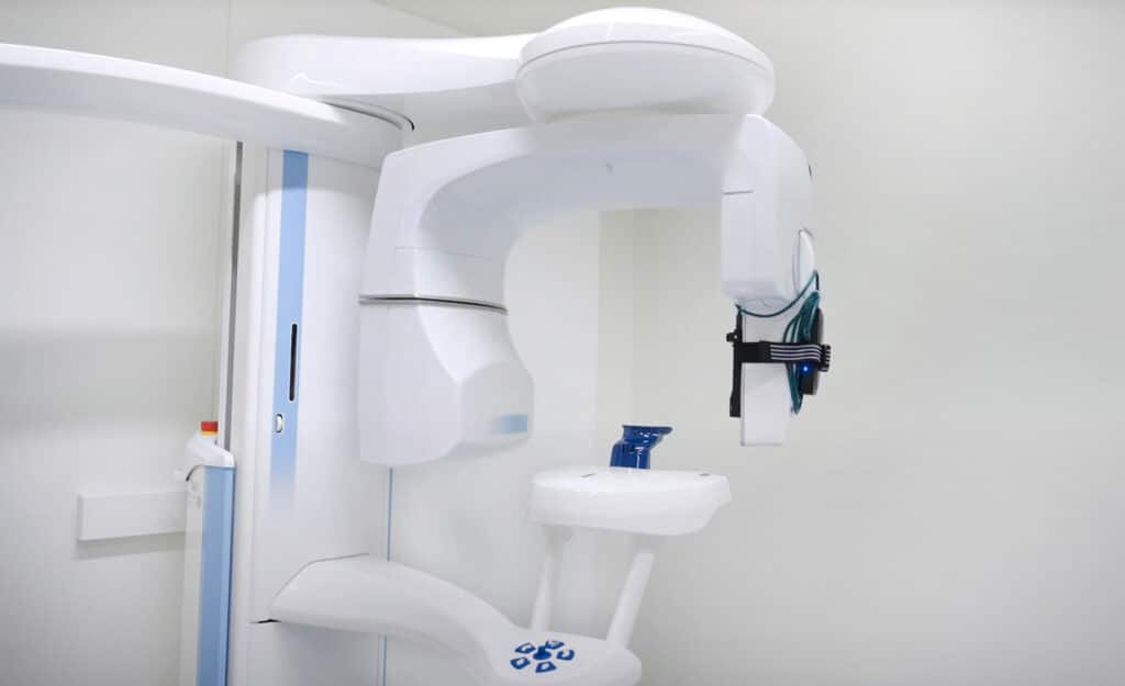 Recommended mounting of Mako for CBCT and panoramic systems