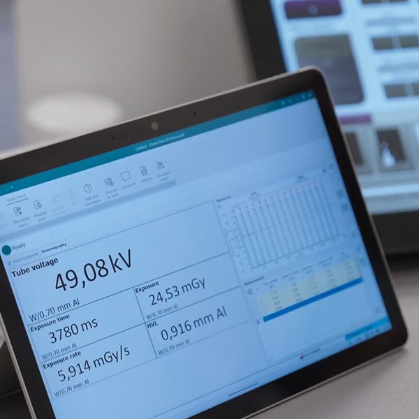 Mako Mammo testing with Ocean Next software